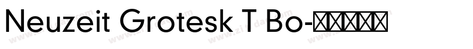 Neuzeit Grotesk T Bo字体转换